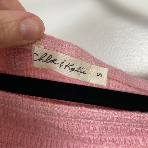 NWT Sz small Chloe & Katie blush pink top - Picture 3 of 7